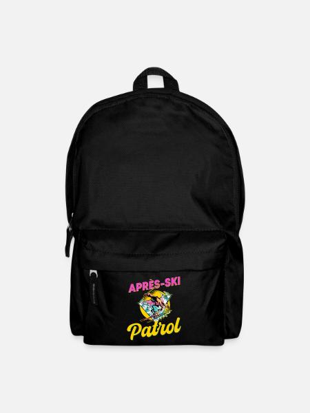 Lustige 80er Jahre Retro Après-Ski Patrol - Rucksack - Schwarz