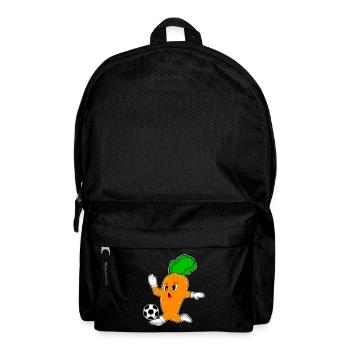 Karotte Fußballspieler Fußball - Rucksack - Schwarz - Vorne
