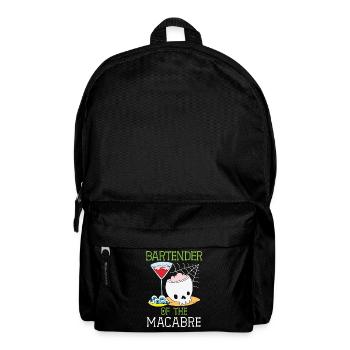 Bartender of the macabre bartender Halloween - Backpack - black - Front