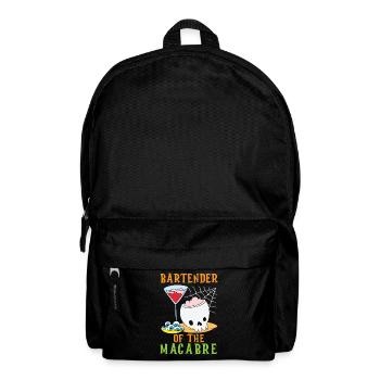 Bartender of the macabre bartender Halloween - Backpack - black - Front