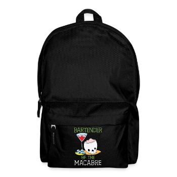 Bartender of the macabre bartender Halloween - Backpack - black - Front