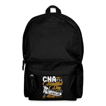 CNA Leave CNA Alone It's A Beautiful Day - Backpack - black - Front
