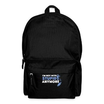 Happy Divorce Party I'm Not With - Rucksack - Schwarz - Vorne