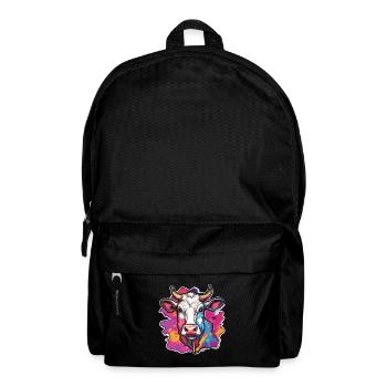 Cow Cows Cow Head Agriculture Farmer - Backpack - black - Front