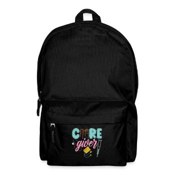 Caregiving Care Giver Private Duty Caregiver - Backpack - black - Front