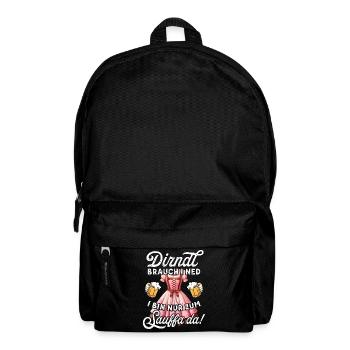 Trachtenshirt Damen Party Outfit Tracht T-Shirt - Rucksack - Schwarz - Vorne