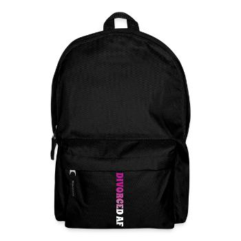 Happy Divorce Party Divorced Af - Backpack - black - Front