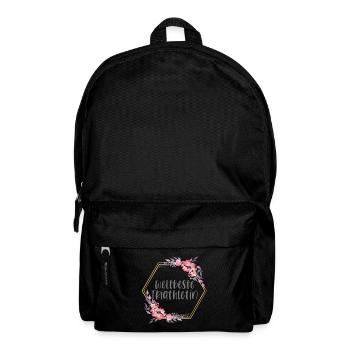 Triathletin Triathlon Mädchen Sport Geschenk - Rucksack - Schwarz - Vorne
