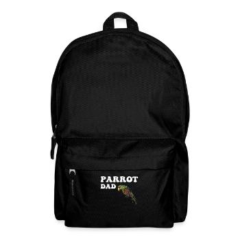 Papageien Papa - Rucksack - Schwarz - Vorne