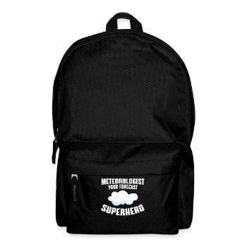 Meteorologen Design Wetterbeobachter - Rucksack - Schwarz - Vorne