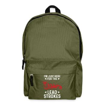 Funny Dragon Boat Racing Paddle - Backpack - olive green - Front