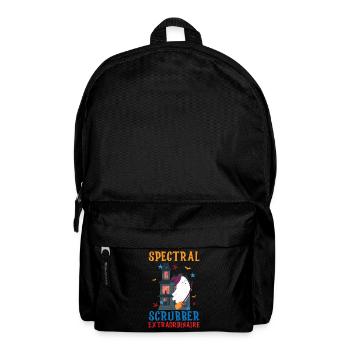 Spectral Scrubber Extraordinaire Caretaker Hello - Backpack - black - Front