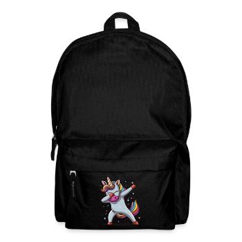 Dab Dabbing Unicorn Dabbing Unicorn Dance - Backpack - black - Front
