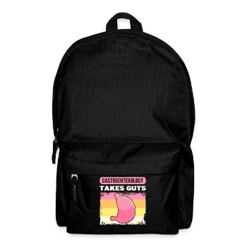 Gastroenterology Takes Guts Gastroenterologist - Backpack - black - Front