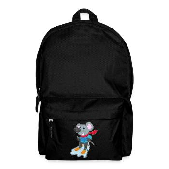 Mouse Skier Ski Winter Sports - Backpack - black - Front
