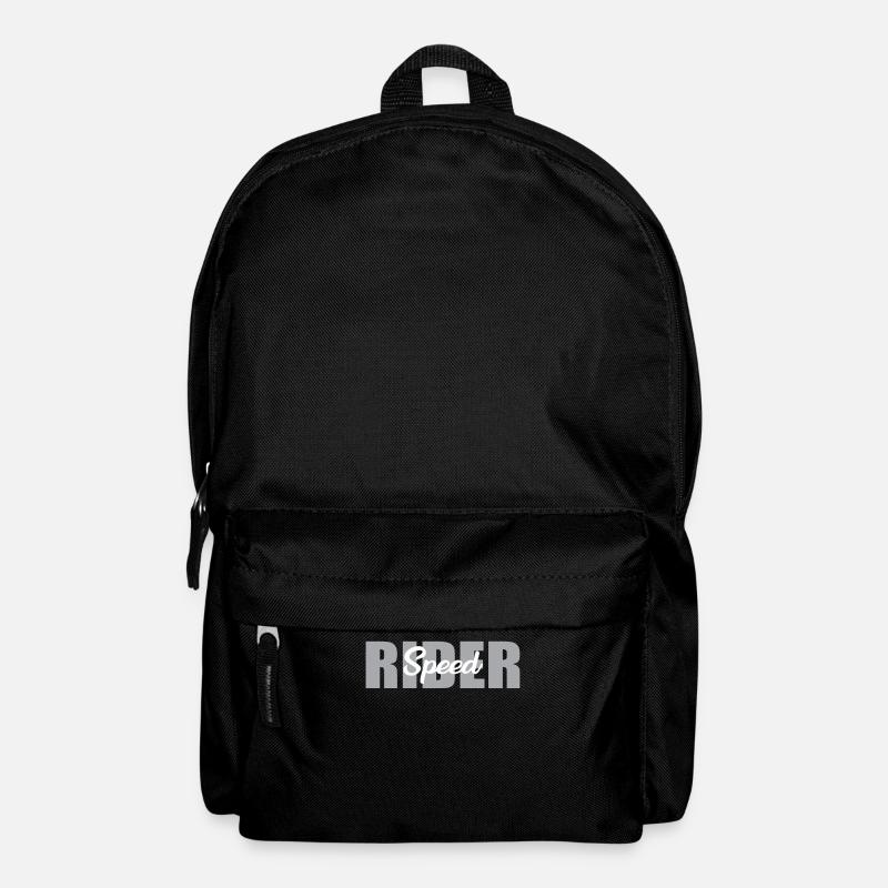 Great Speed Rider Schriftzug - Rucksack - Schwarz
