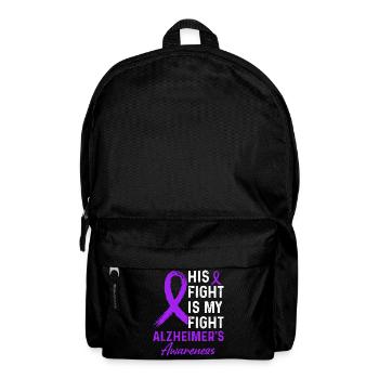 Kampf Alzheimer Awareness - Rucksack - Schwarz - Vorne