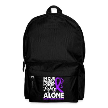 No one fights alone - Backpack - black - Front