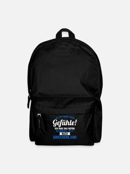 Griechen Grieche Griechenland - Rucksack - Schwarz