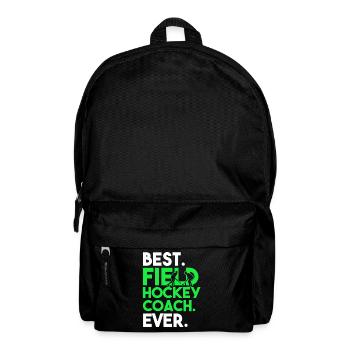 Field Hockey Best Field Hockey Coach Ever - Backpack - black - Front