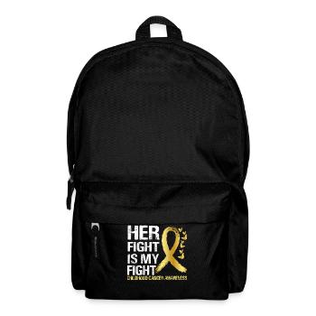 Lutte contre le cancer infantile - Sac à dos - noir - Devant