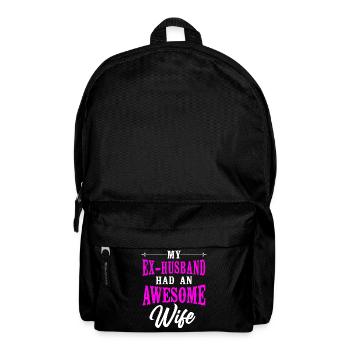 Happy Divorce Party My Ex Husband - Backpack - black - Front