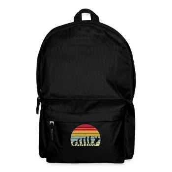 Retro Eistanzen Evolution Design - Rucksack - Schwarz - Vorne