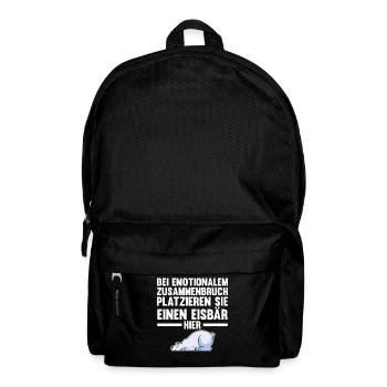 Eisbär Eisbären - Rucksack - Schwarz - Vorne