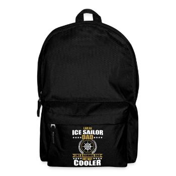 Funny Ice Sailor Daddy Gift - Backpack - black - Front