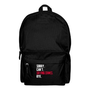 Drôle d’enquêteur scientifique médico-légal - Sac à dos - noir - Devant