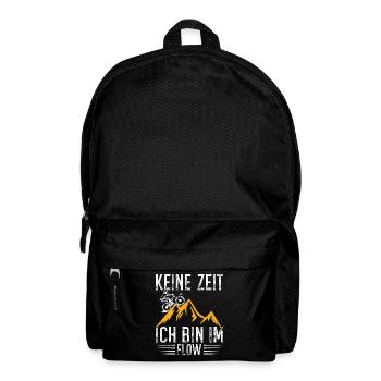 Mountainbiker MTB Radsport Bike Fahrradfahren - Rucksack - Schwarz - Vorne