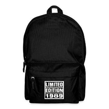 Edition Limitée 1989 Anniversaire 1989 Vintage Rétro - Sac à dos - noir - Devant