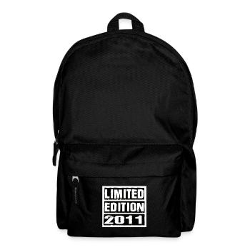 Limited Edition 2011 Geburtstag 2011 Vintage Retro - Rucksack - Schwarz - Vorne