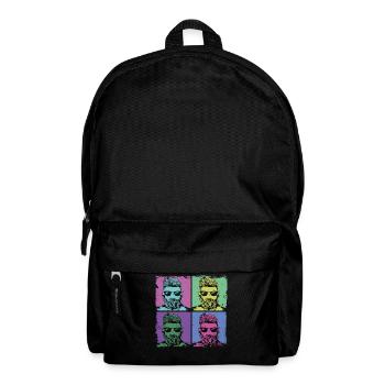 Beard Lover Bearded Man Retro - Backpack - black - Front