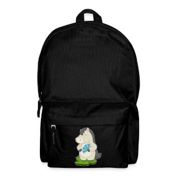 Éventail de main de cheval - Sac à dos - noir - Devant