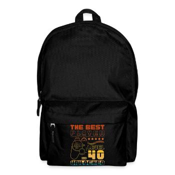 The Best Player - Level 40 unlocked - Sac à dos - noir - Devant