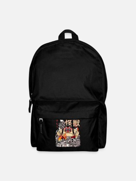 Kaiju Sumo-Ringer Japanische Anime-Monster - Rucksack - Schwarz