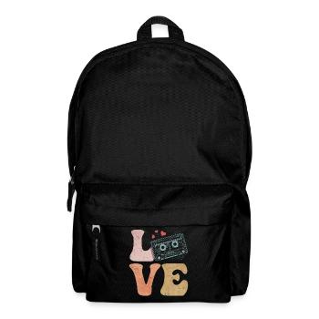 Tape cassette LOVE - Backpack - black - Front
