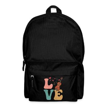 Violoncelle Instrument Violoncelliste LOVE - Sac à dos - noir - Devant