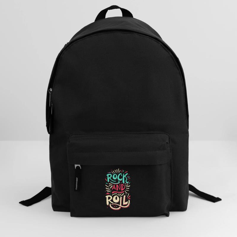 Devise de la déclaration rock and roll Sac à dos