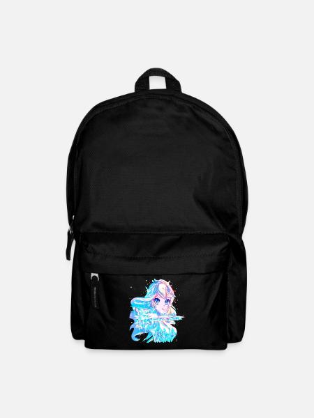 Eisprinzessin - Eiskalte Anime Schönheit - Rucksack - Schwarz