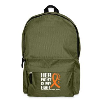 Your fight against Crps Awareness Month - Backpack - olive green - Front