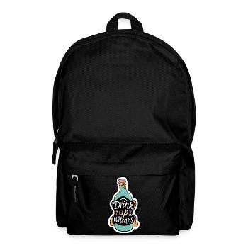Drink Up Witches Lustiger Halloween Spruch - Rucksack - Schwarz - Vorne