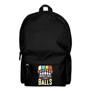 Alley Bowling Takes Balls Bowling League Ninepins - Rucksack - Schwarz - Vorne
