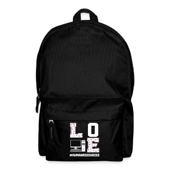 Dear Human Resources Valentine's Day - Backpack - black - Front
