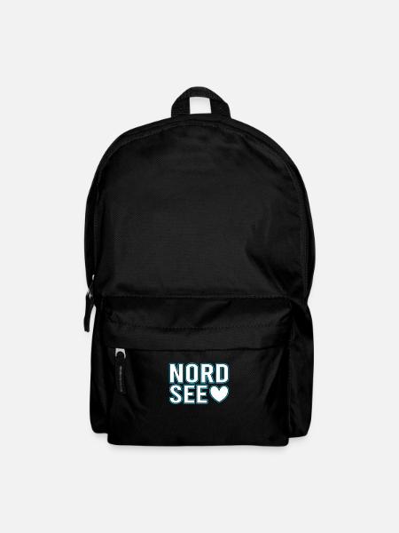 Nordsee - Rucksack - Schwarz