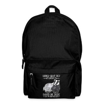 Dachsliebhaber Dachse Dachs Honigdachs - Rucksack - Schwarz - Vorne