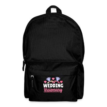 Hochzeitsvisionärin Hochzeitsplanerin - Rucksack - Schwarz - Vorne