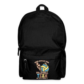 Volleyball Mom Volleyball Mom - Backpack - black - Front