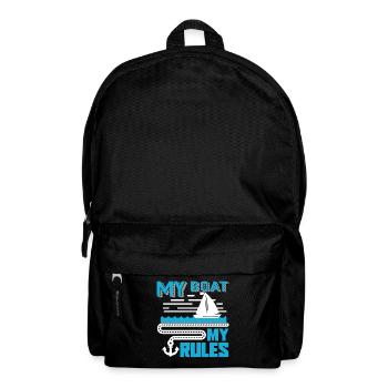 Sailor Sailor My Boat My Rules - Backpack - black - Front